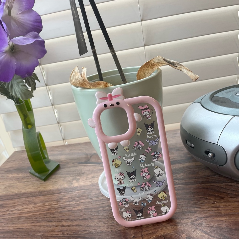 Transparent Sanrio iPhone Case ᯓ★